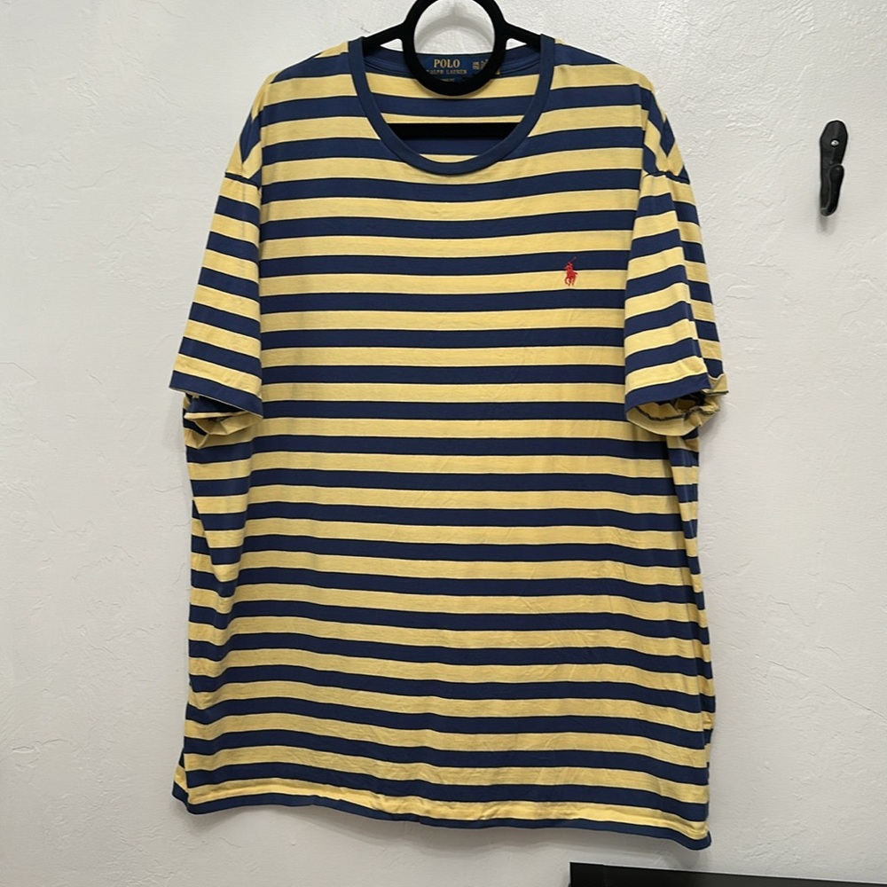 Polo Ralph Lauren Wide Stripe Crewneck Short Sleeve T-Shirt